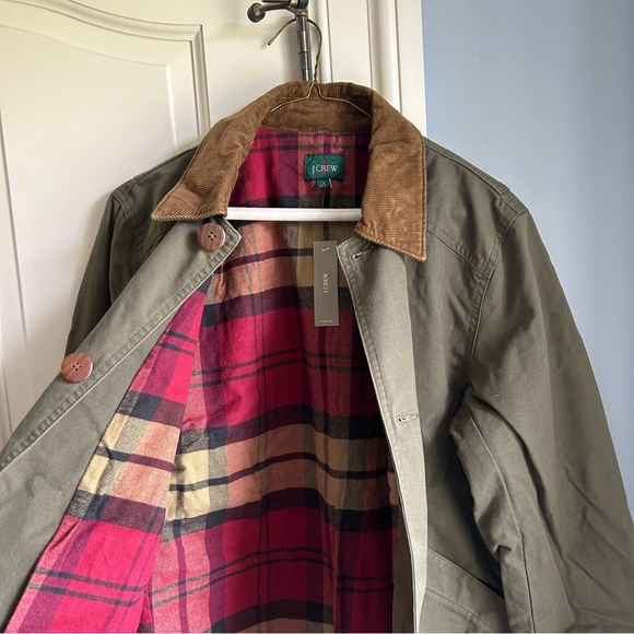 NWT J. Crew Barn Women's Jacket Khaki Size S - Picture 3 of 7